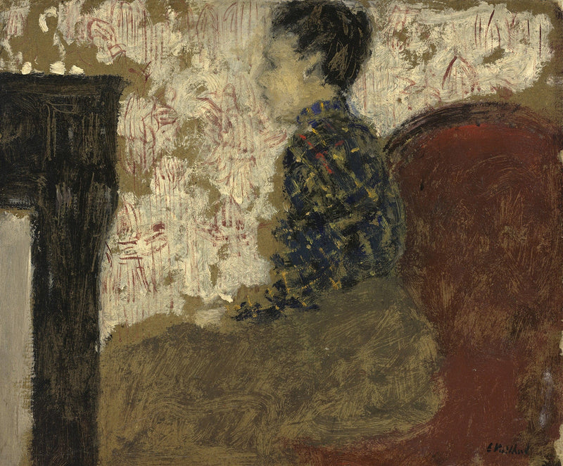 Woman Sitting By The Fireside by Edouard Vuillard