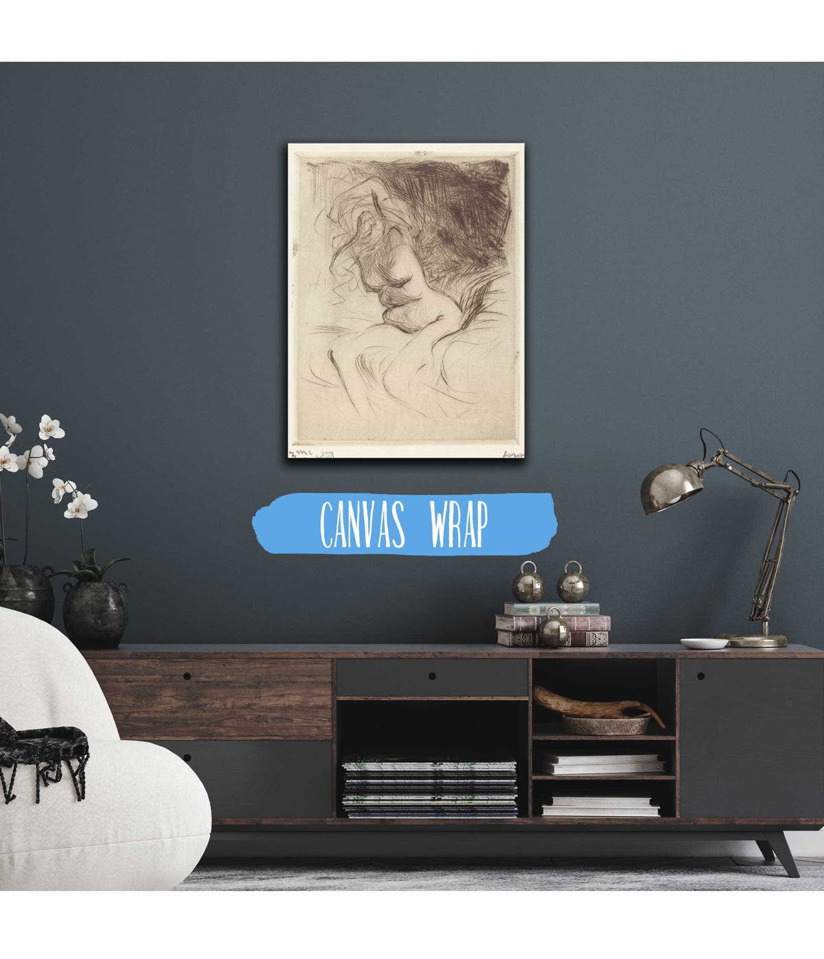 Woman Taking Off Her Chemise by Jean Louis Forain