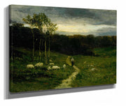 Woman Walking Down Path by Edward Mitchell Bannister