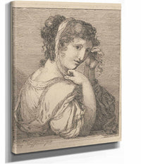 Woman Weeping Beside An Urn by Angelica Kauffmann