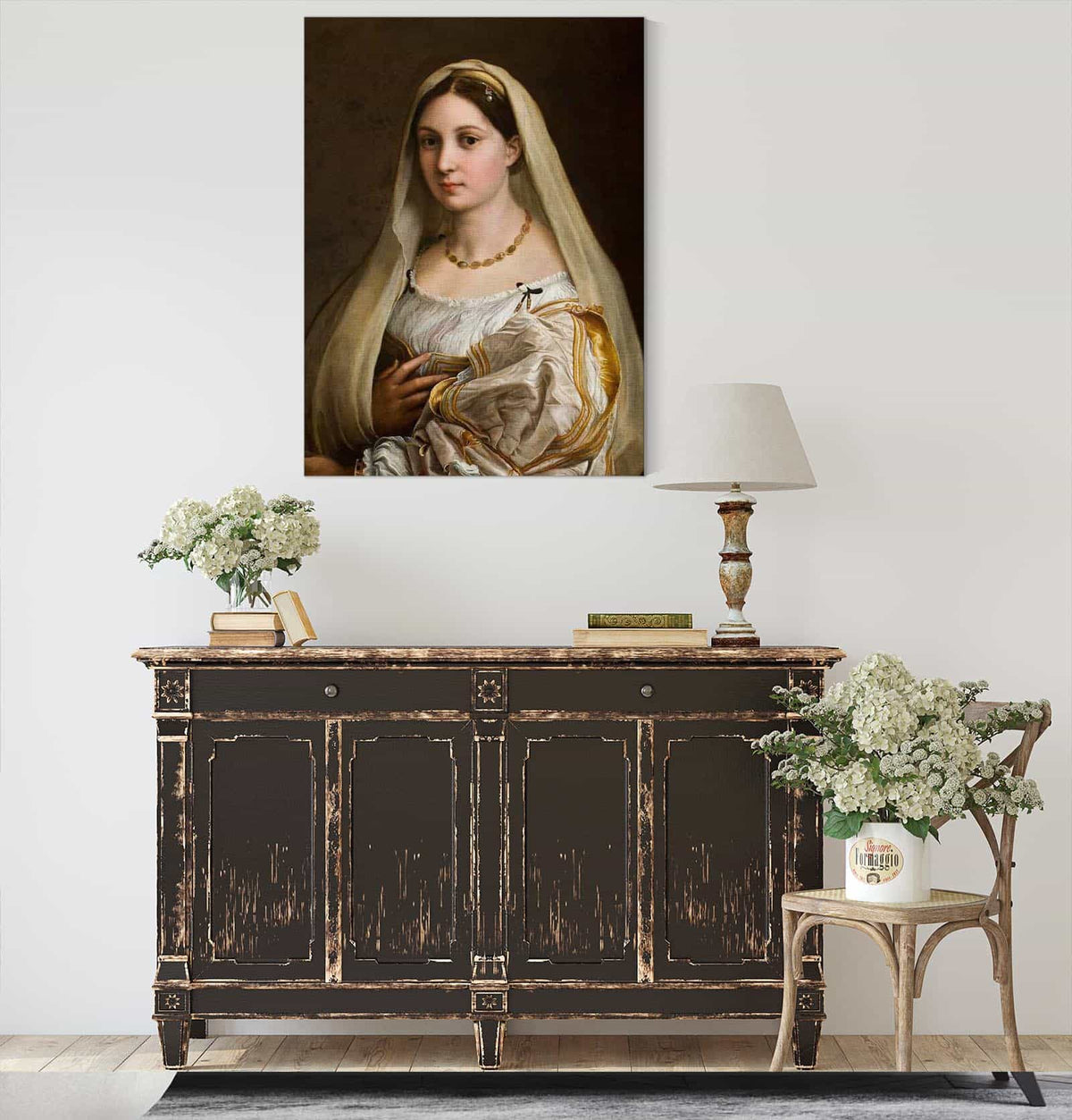 Woman With A Veil  by Raphael