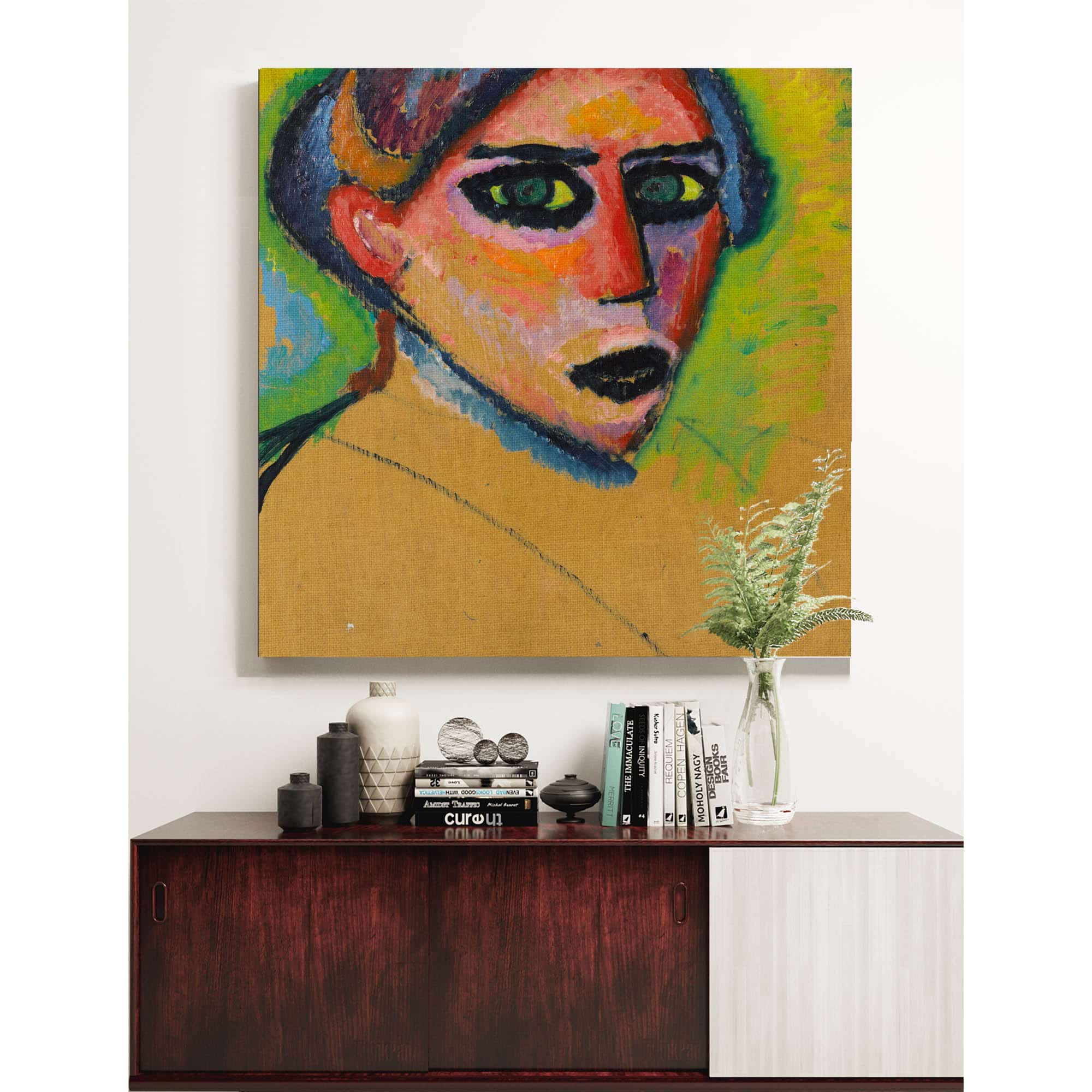 Womans Face by Alexej Von Jawlensky