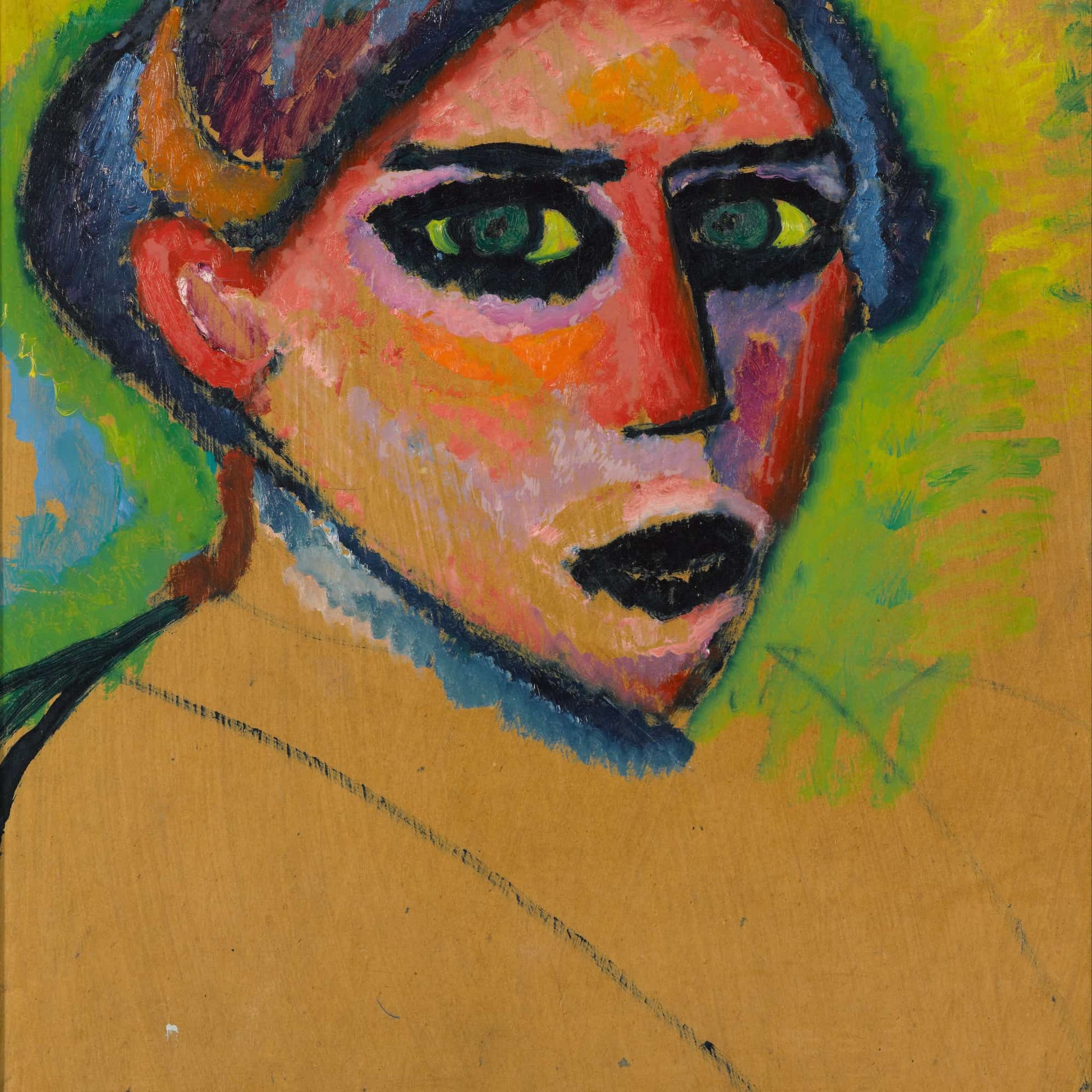 Womans Face by Alexej Von Jawlensky