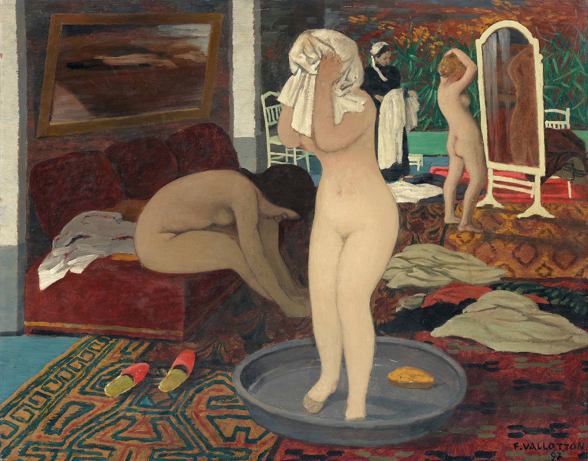 Women At Their Toilette by Felix Vallotton