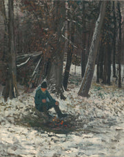 Woodcutter   by Ladislav Mednyanszky