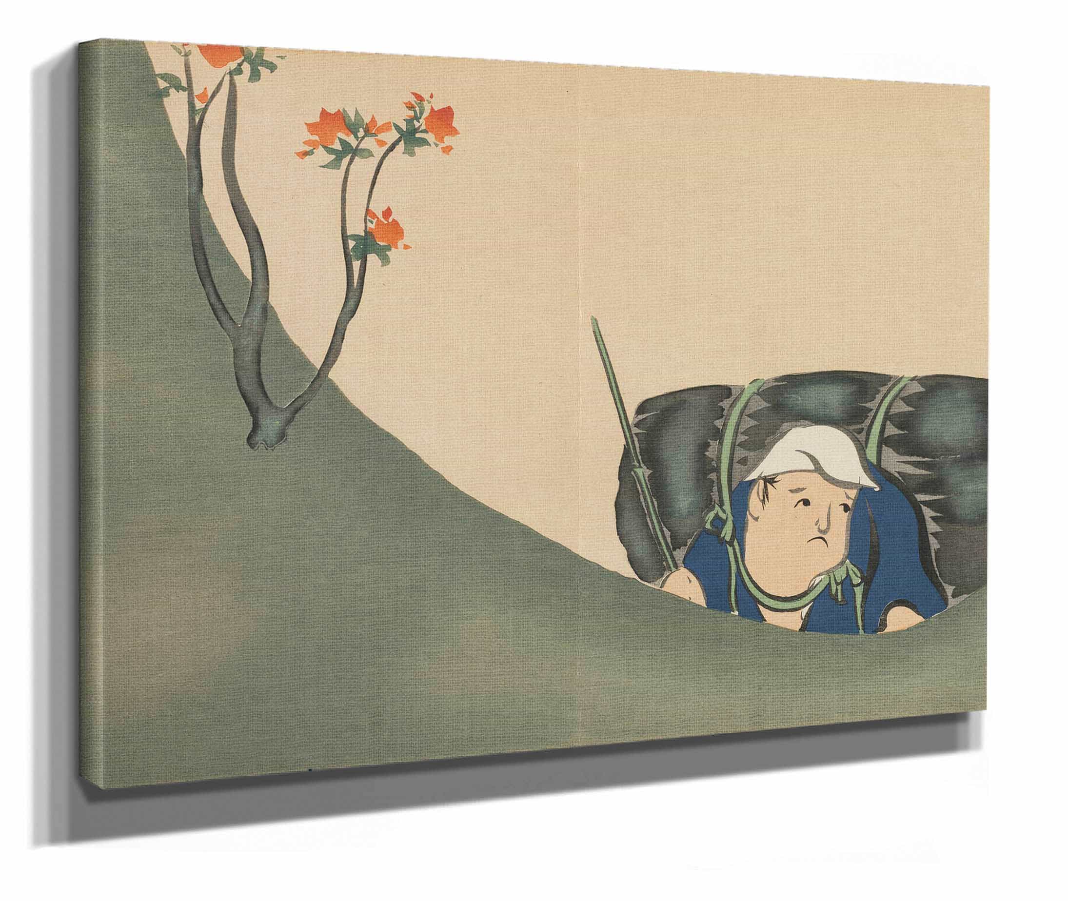 Woodcutter Shomu by Kamisaka Sekka