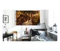 Wooded Landscape With Figures Or by Thomas Cole