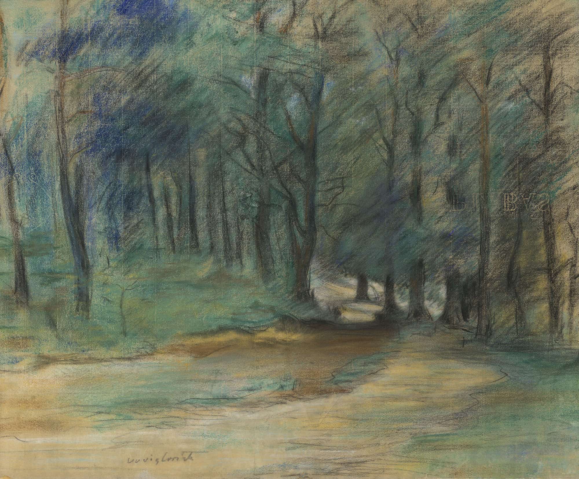 Woodland Path S by Lovis Corinth