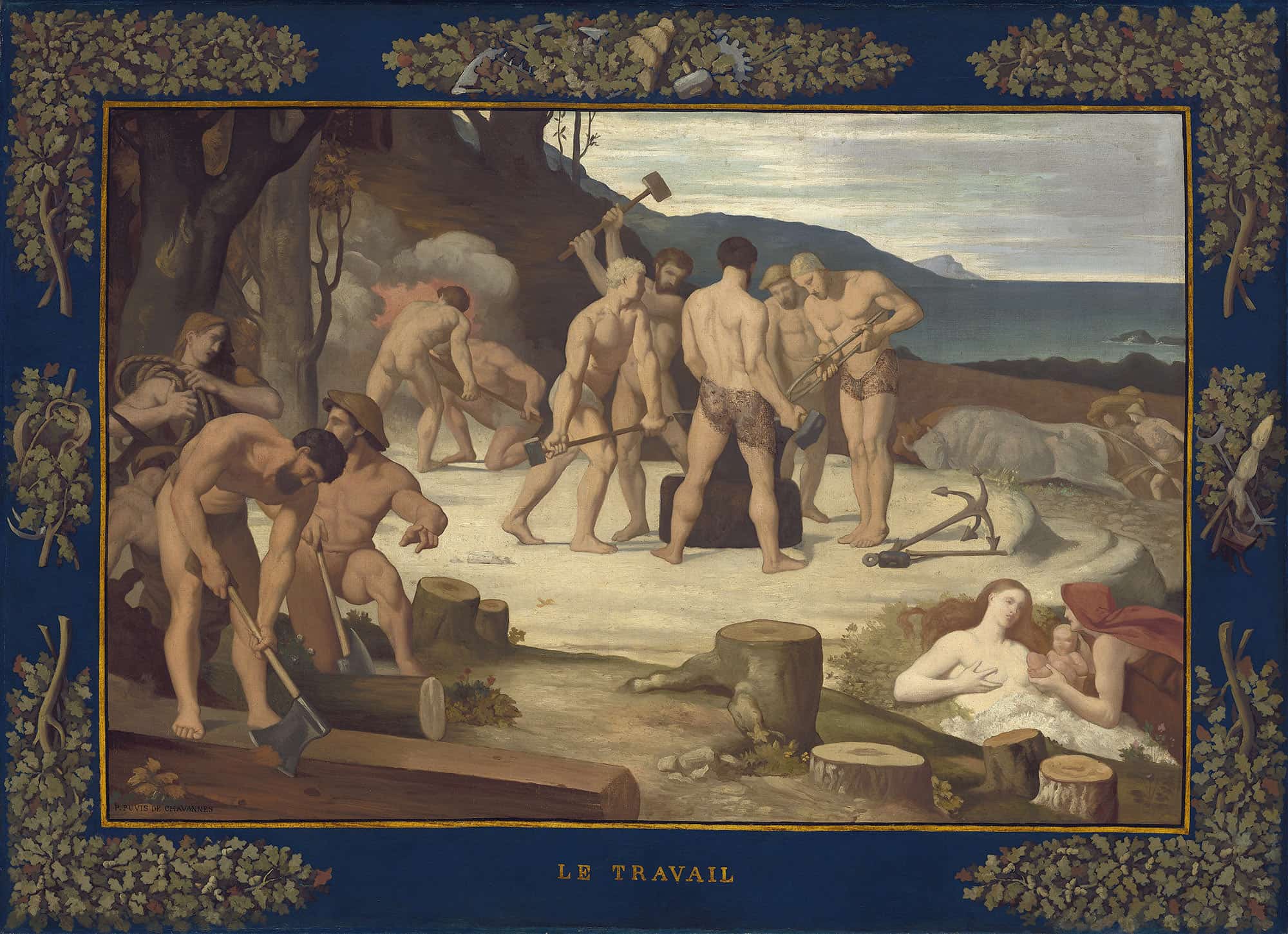 Work by Pierre Puvis De Chavannes