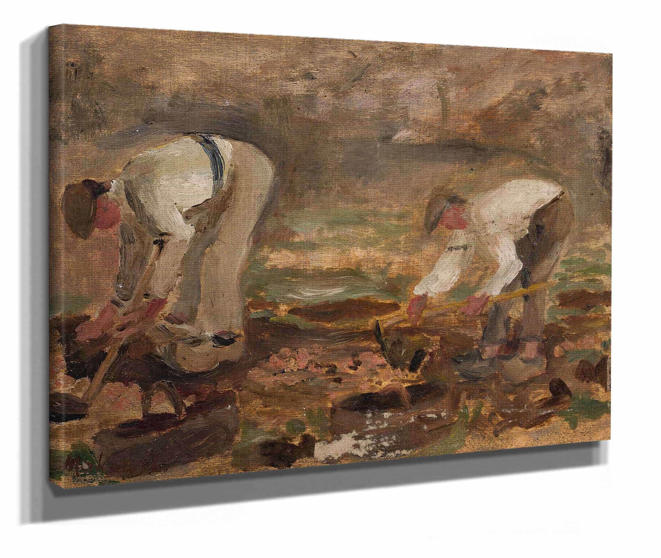 Work In A Field by Tadeusz Makowski