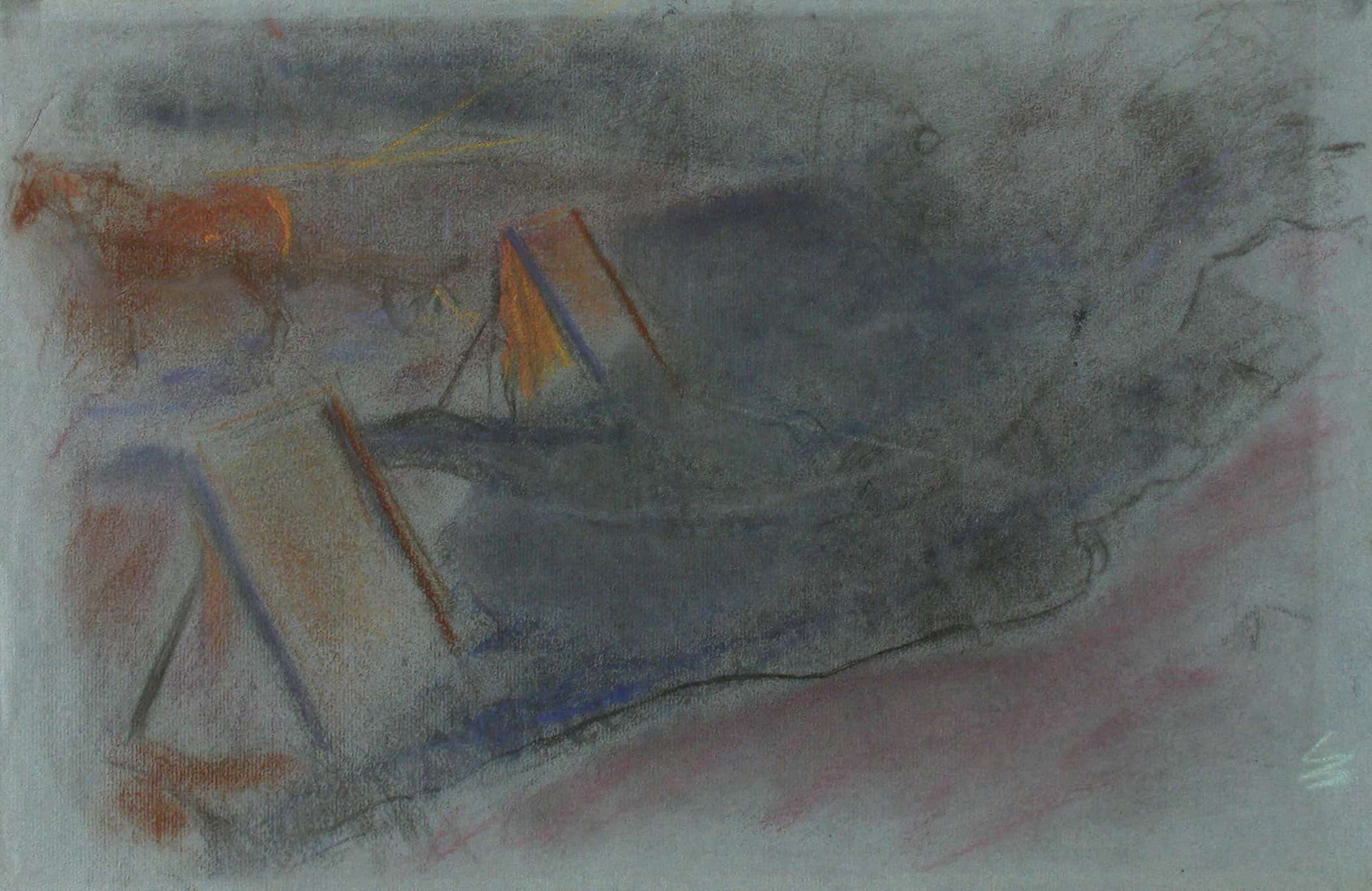 Working Horse Study by Magnus Enckell
