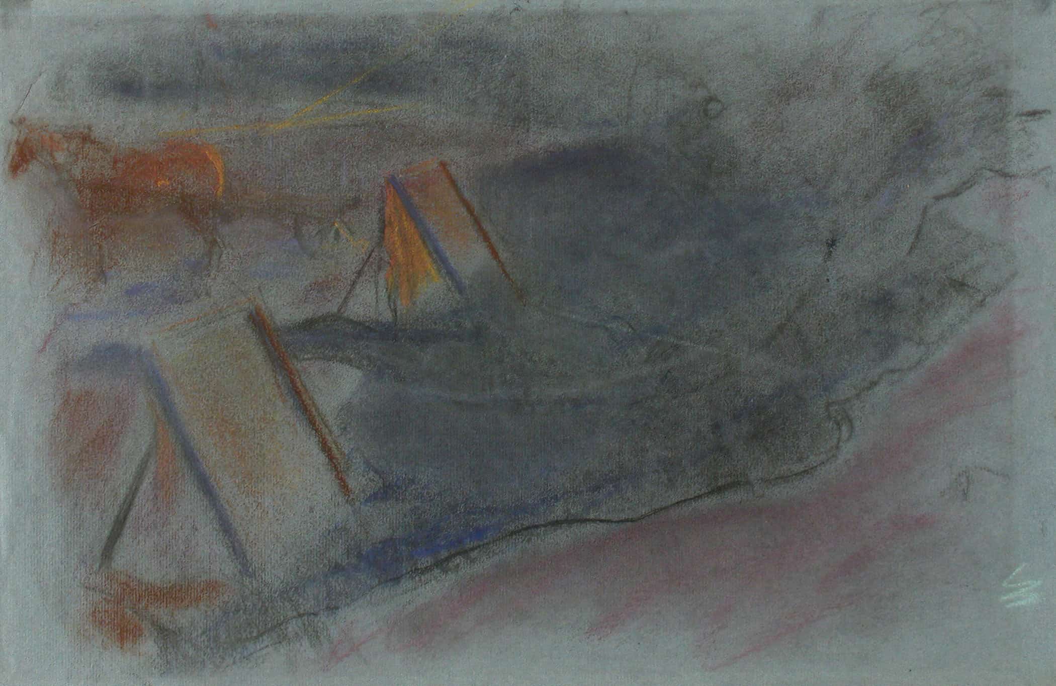 Working Horse Study by Magnus Enckell