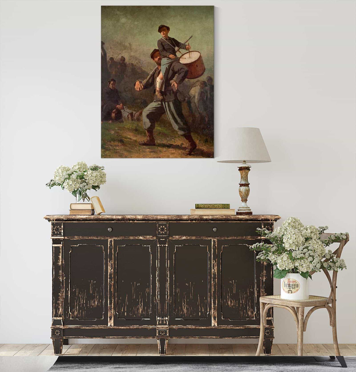 Wounded Drummer Boy by Eastman Johnson