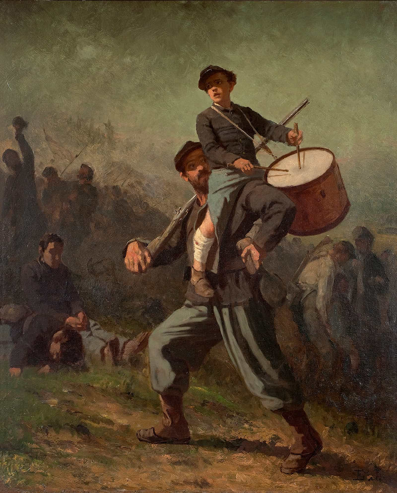 Wounded Drummer Boy by Eastman Johnson