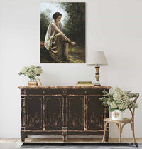 Wounded Eurydice by Jean Baptiste Camille Corot