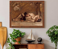 Wrestlers by Thomas Eakins