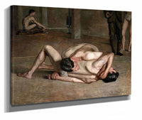 Wrestlers by Thomas Eakins