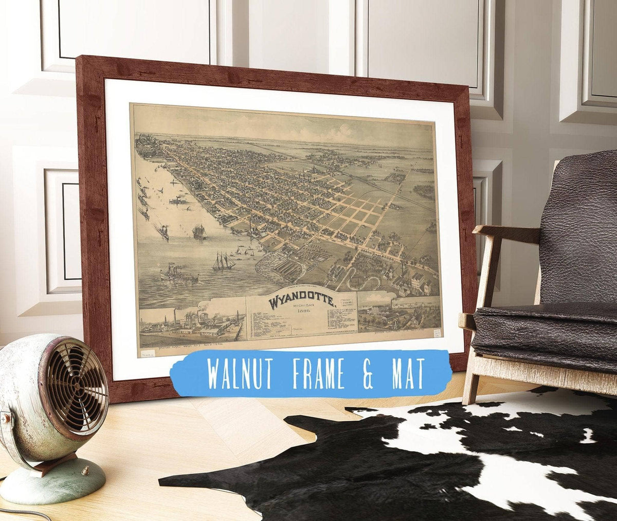 Wyandotte Michigan 1896 State of Michigan