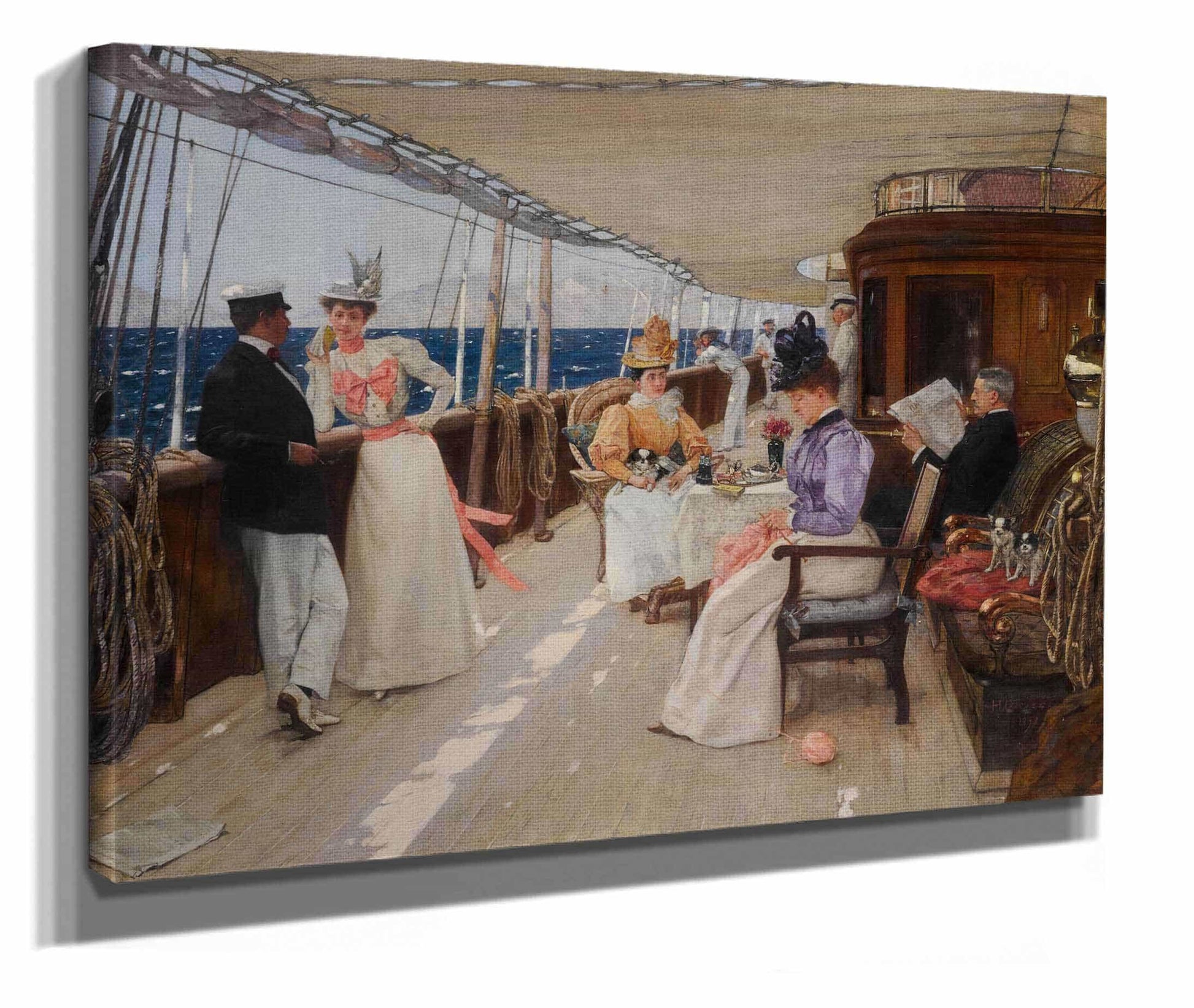 Yachting In The Archipelago by Henri Gervex