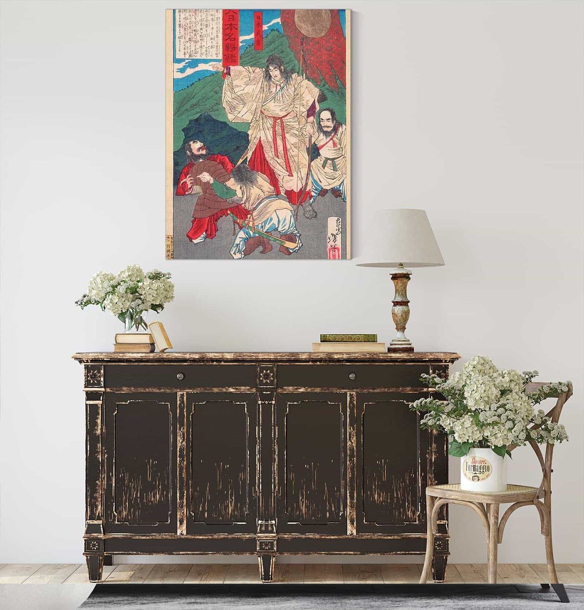 Yamato Takeru No Mikoto With Bow by Tsukioka Yoshitoshi