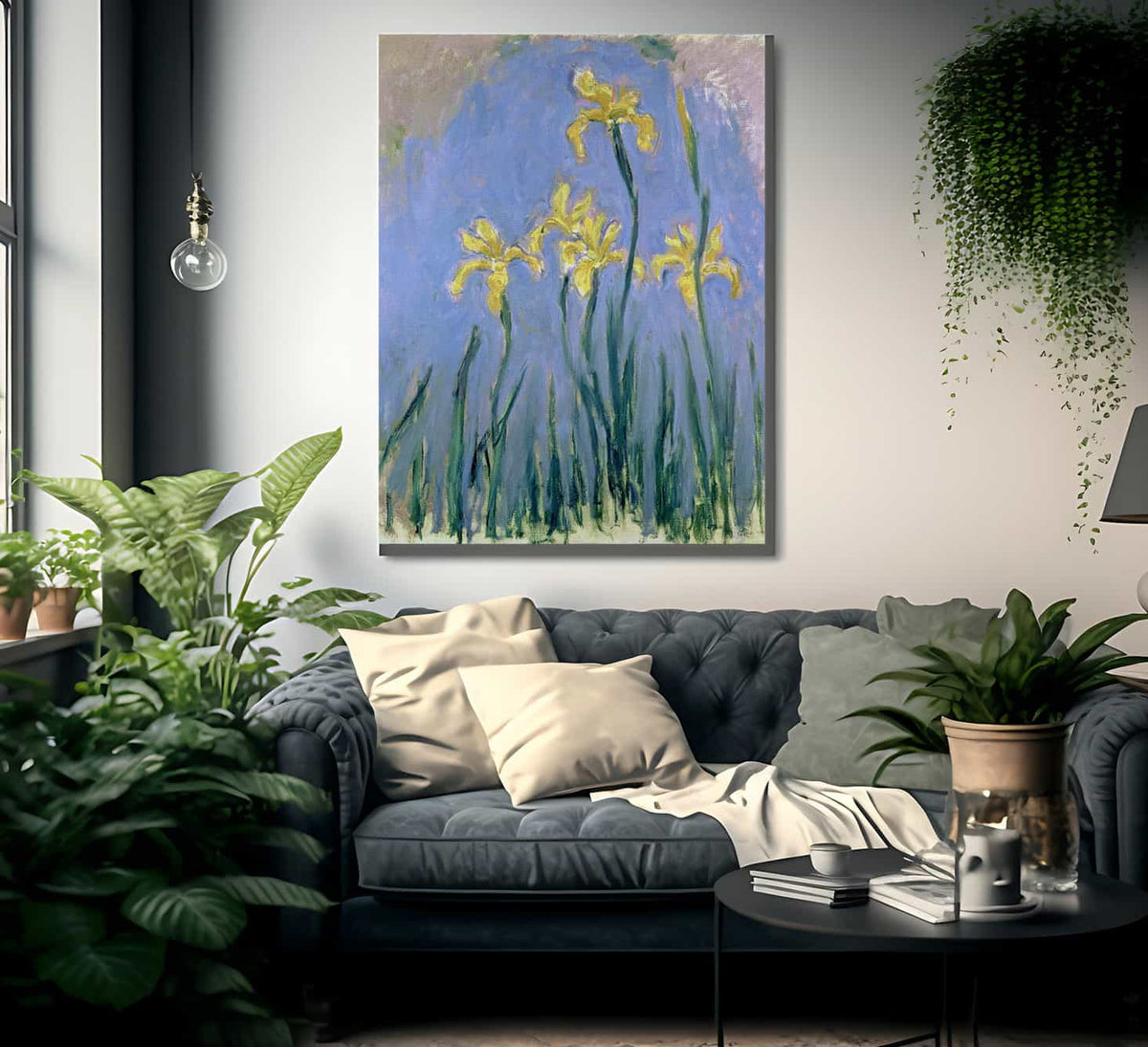 Yellow Irises By Claude Monet Print, Canvas Art, Framed Print. – Truly Art
