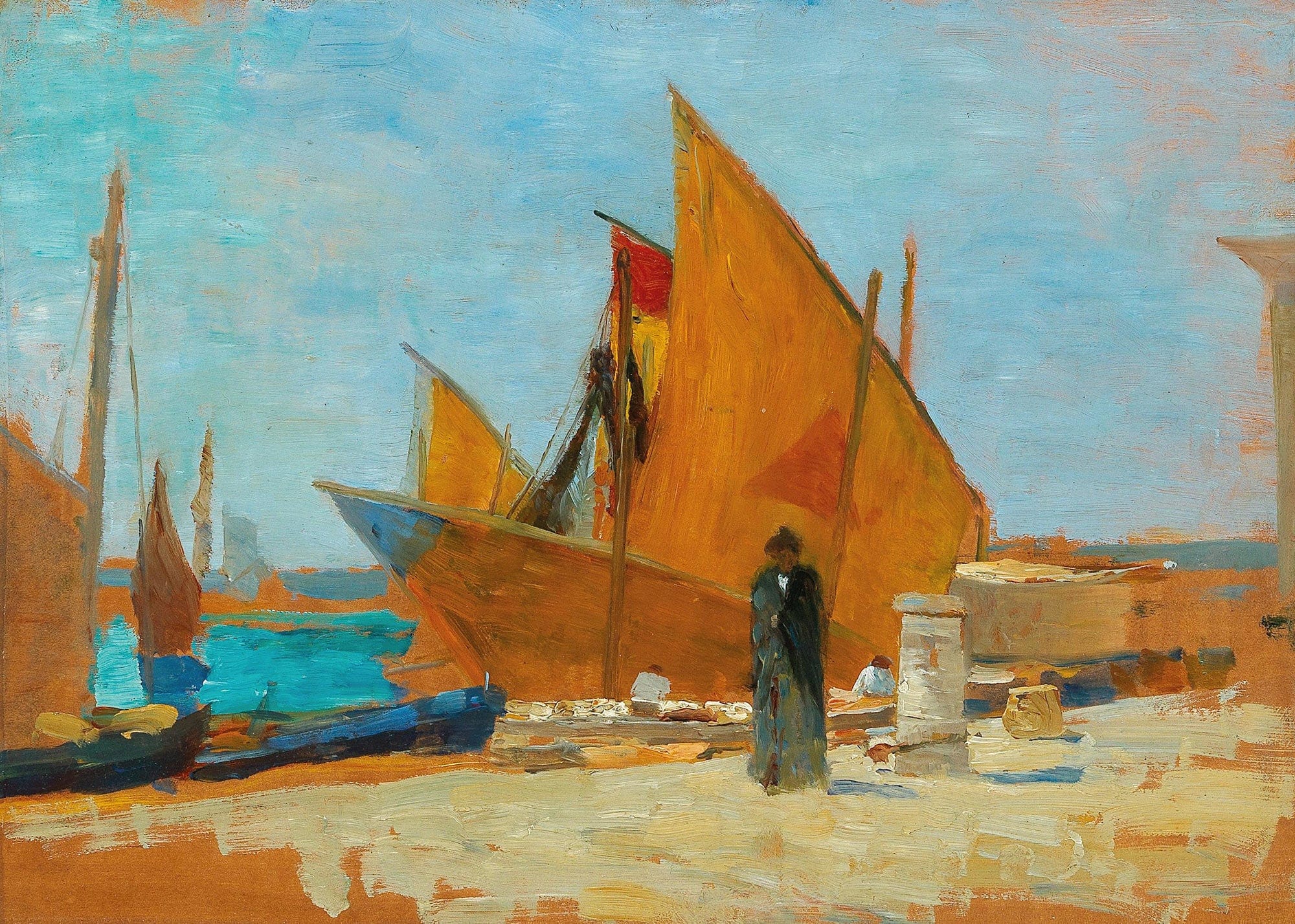 Yellow Sails by Tina Blau