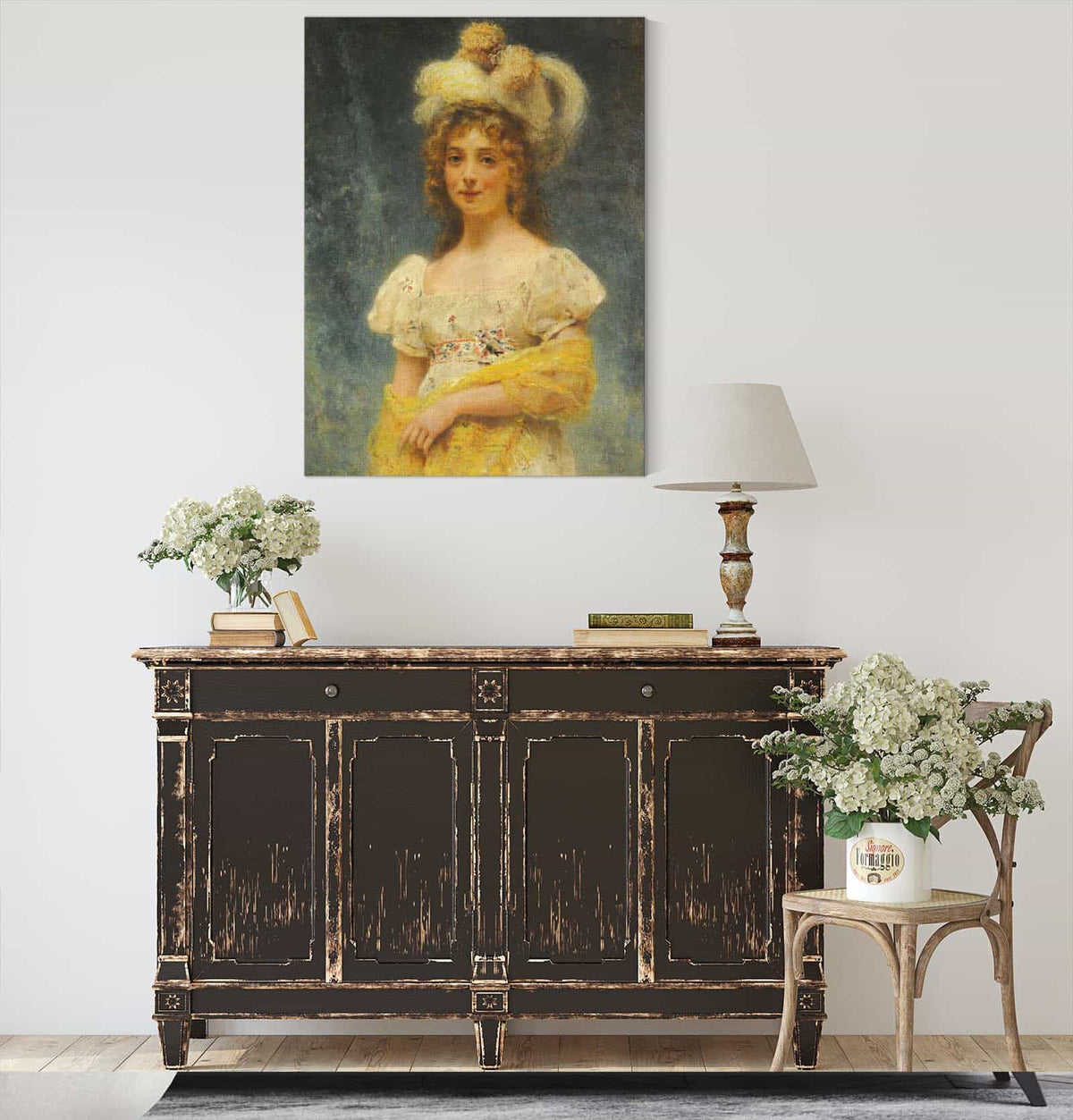 Yellow Shawl by Konstantin Egorovich Makovsky