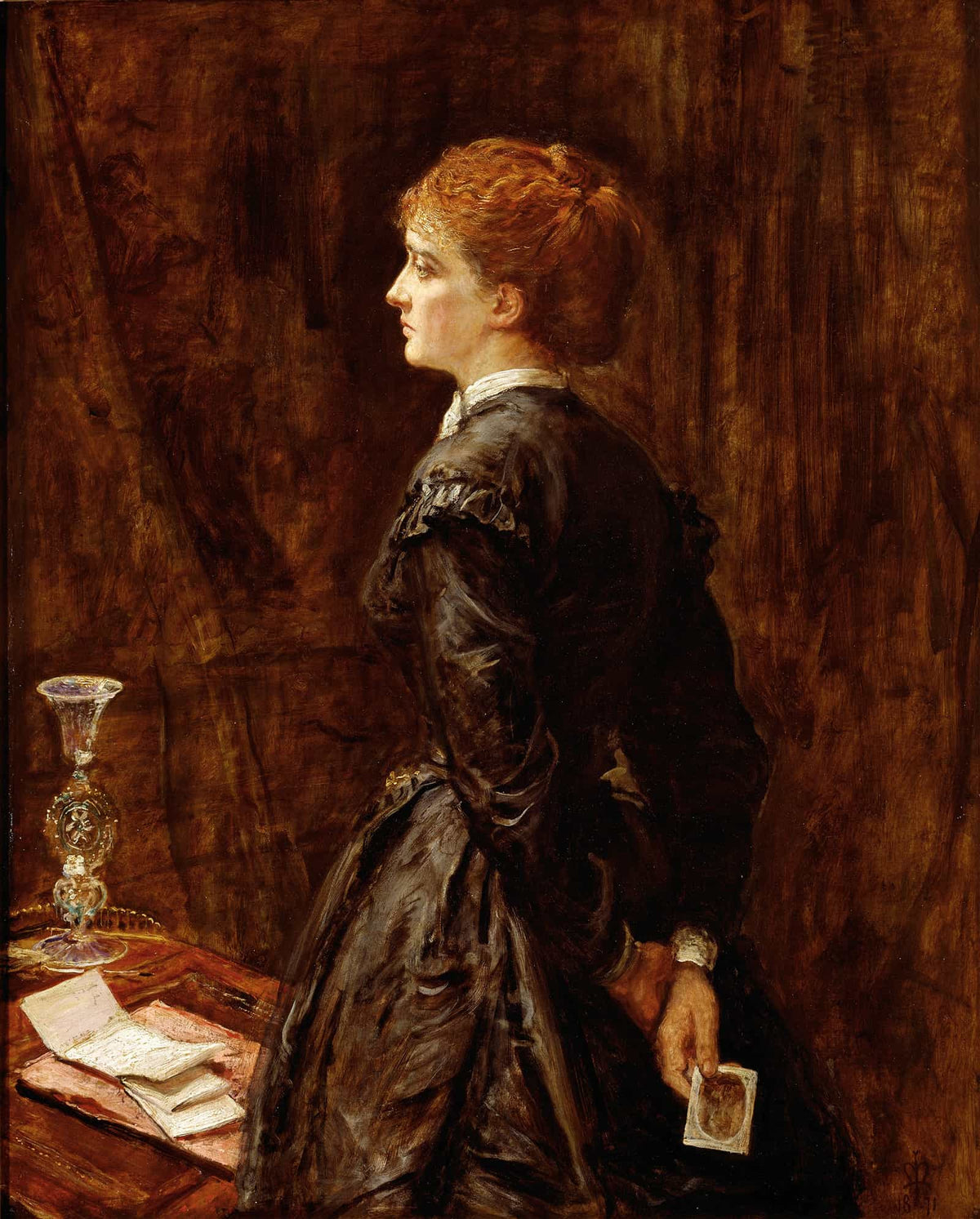 Yes Or No by Sir John Everett Millais