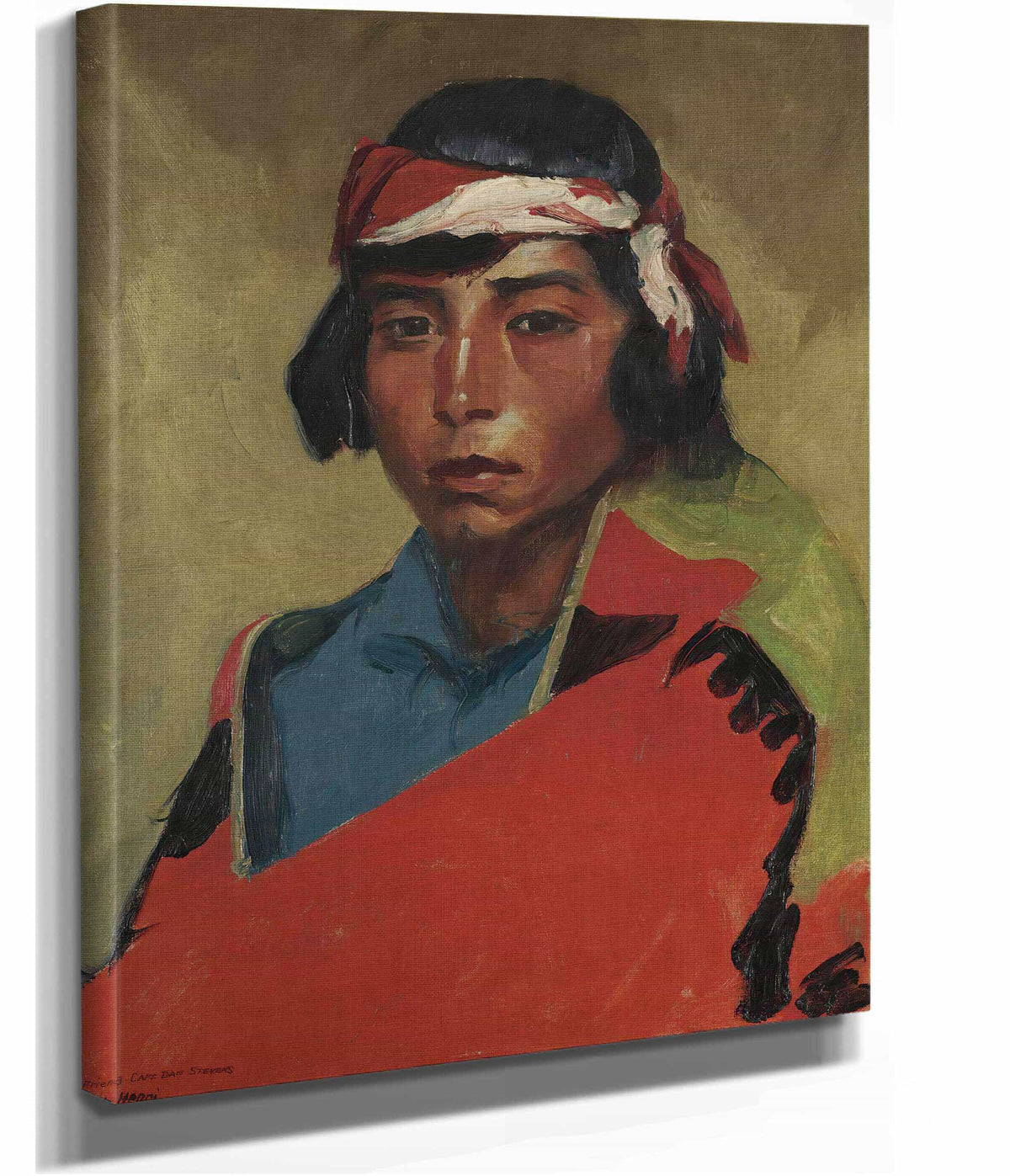 Young Buck Of The Tesuque Pueblo by Robert Henri