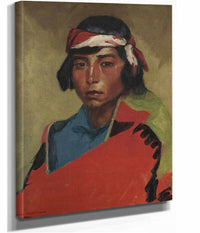 Young Buck Of The Tesuque Pueblo by Robert Henri
