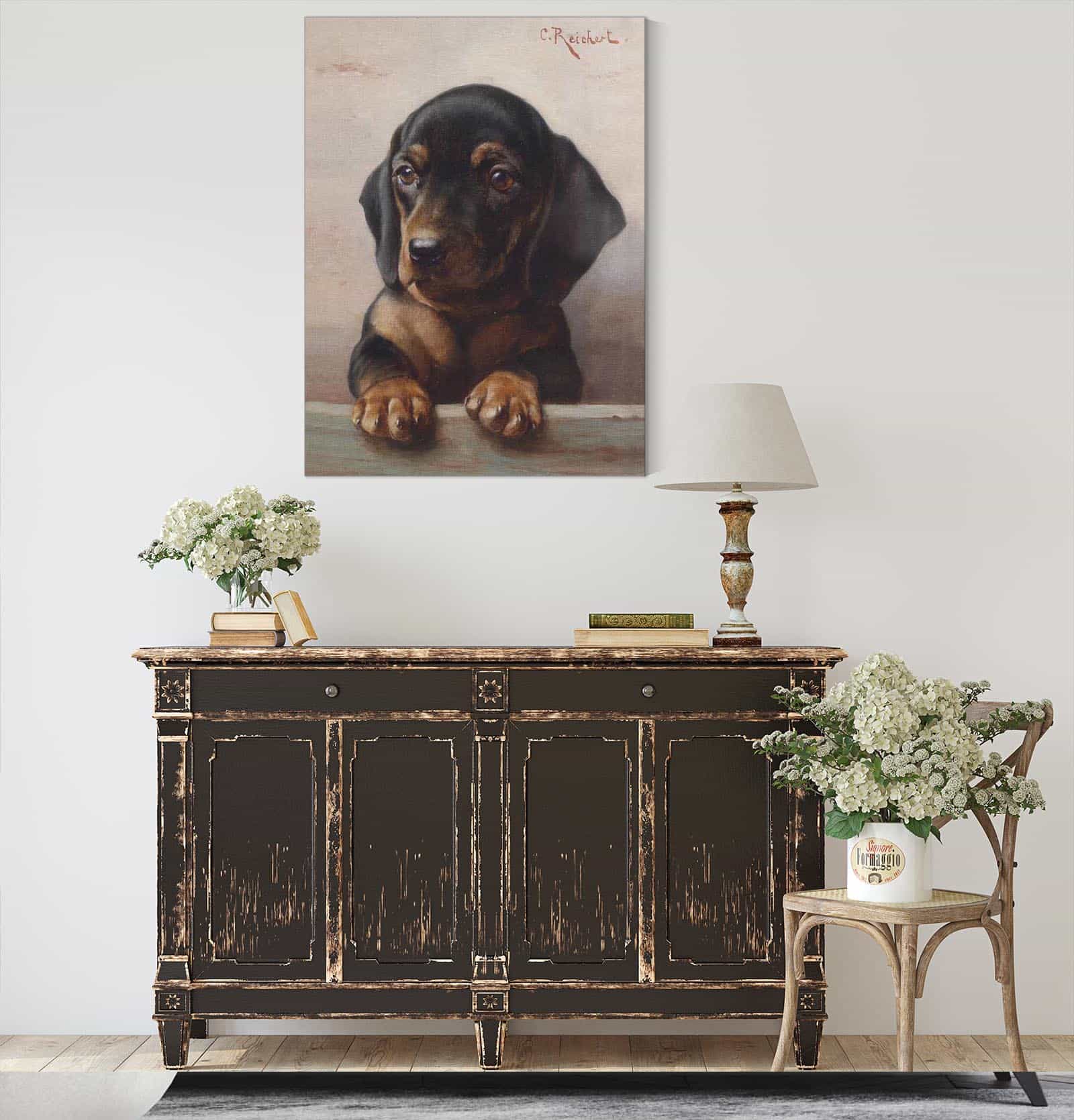 Young Dachshund by Carl Reichert