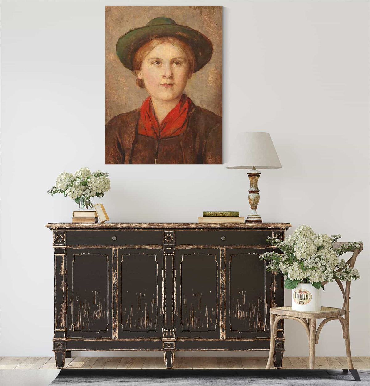 Young Girl by Franz Von Defregger