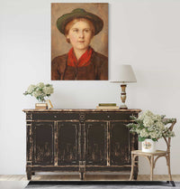 Young Girl by Franz Von Defregger