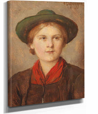 Young Girl by Franz Von Defregger