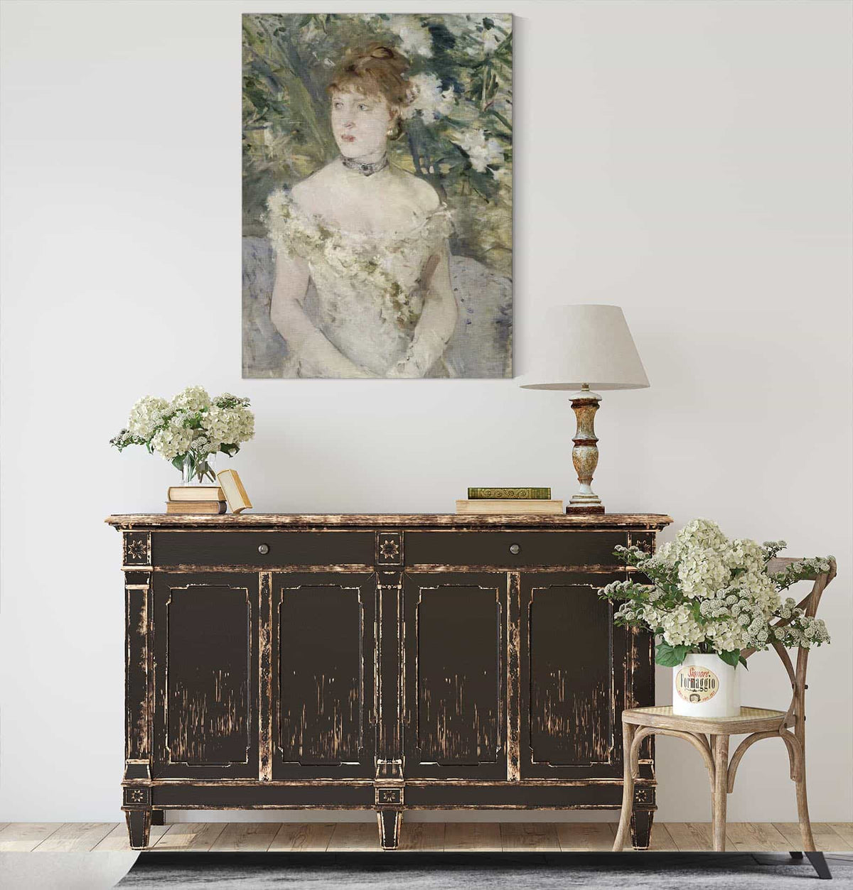 Young Girl In A Ball Gown by Berthe Morisot