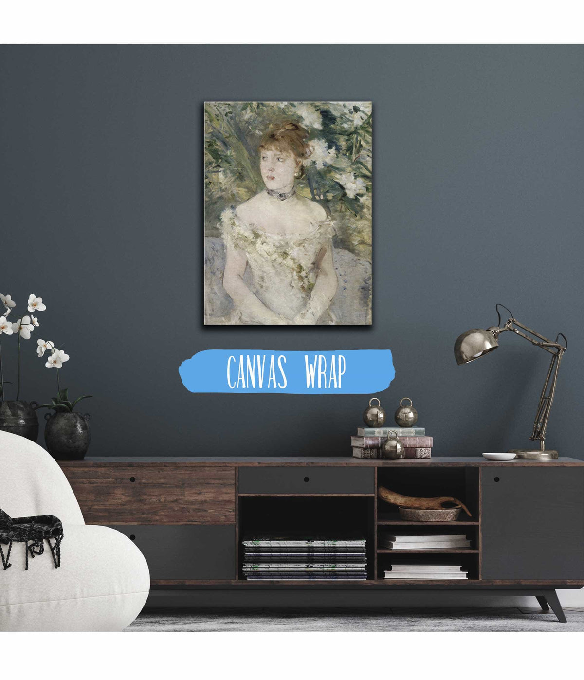 Young Girl In A Ball Gown by Berthe Morisot