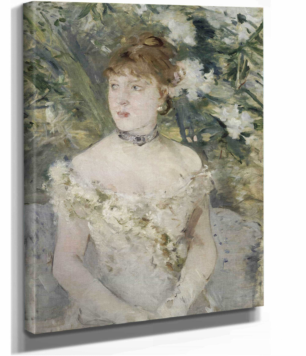 Young Girl In A Ball Gown by Berthe Morisot