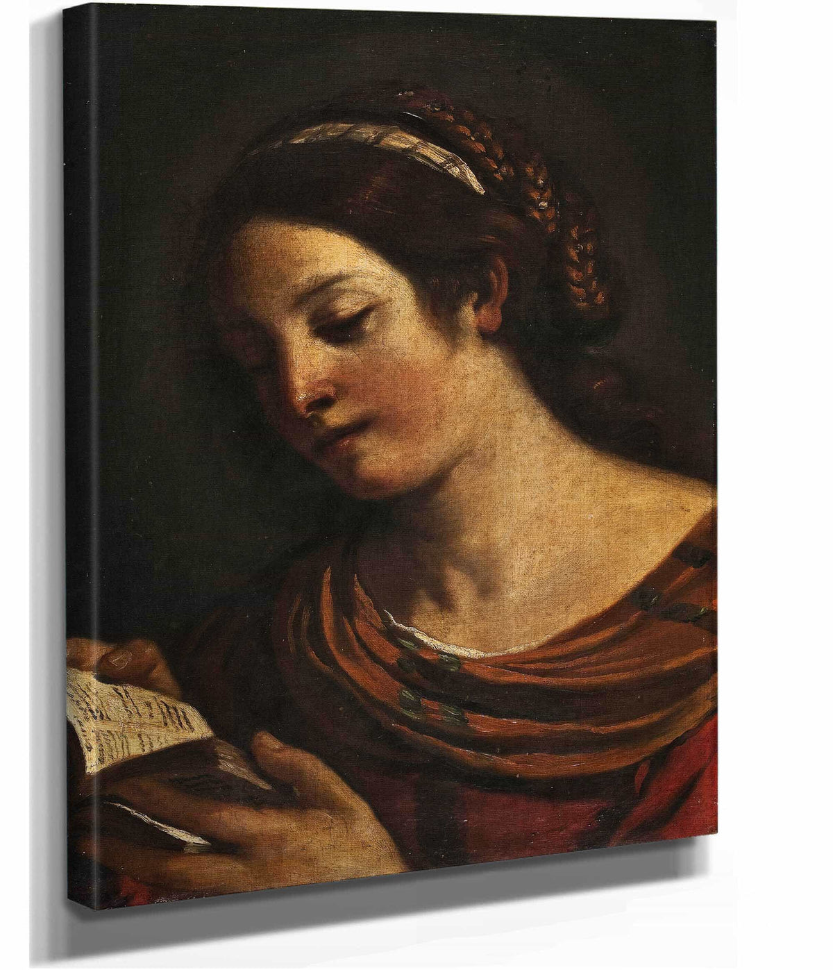 Young Girl Reading by Guercino
