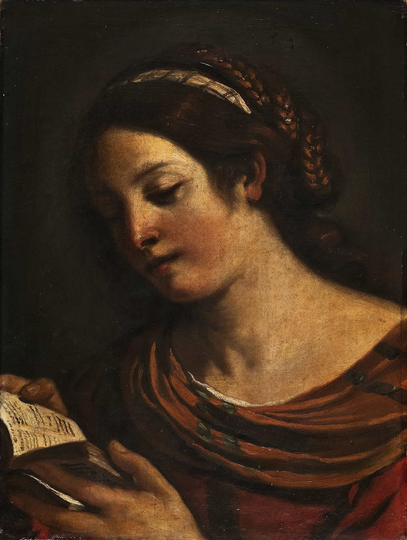 Young Girl Reading by Guercino