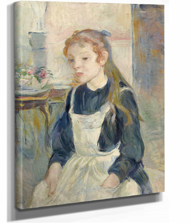 Young Girl With An Apron by Berthe Morisot