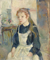 Young Girl With An Apron by Berthe Morisot