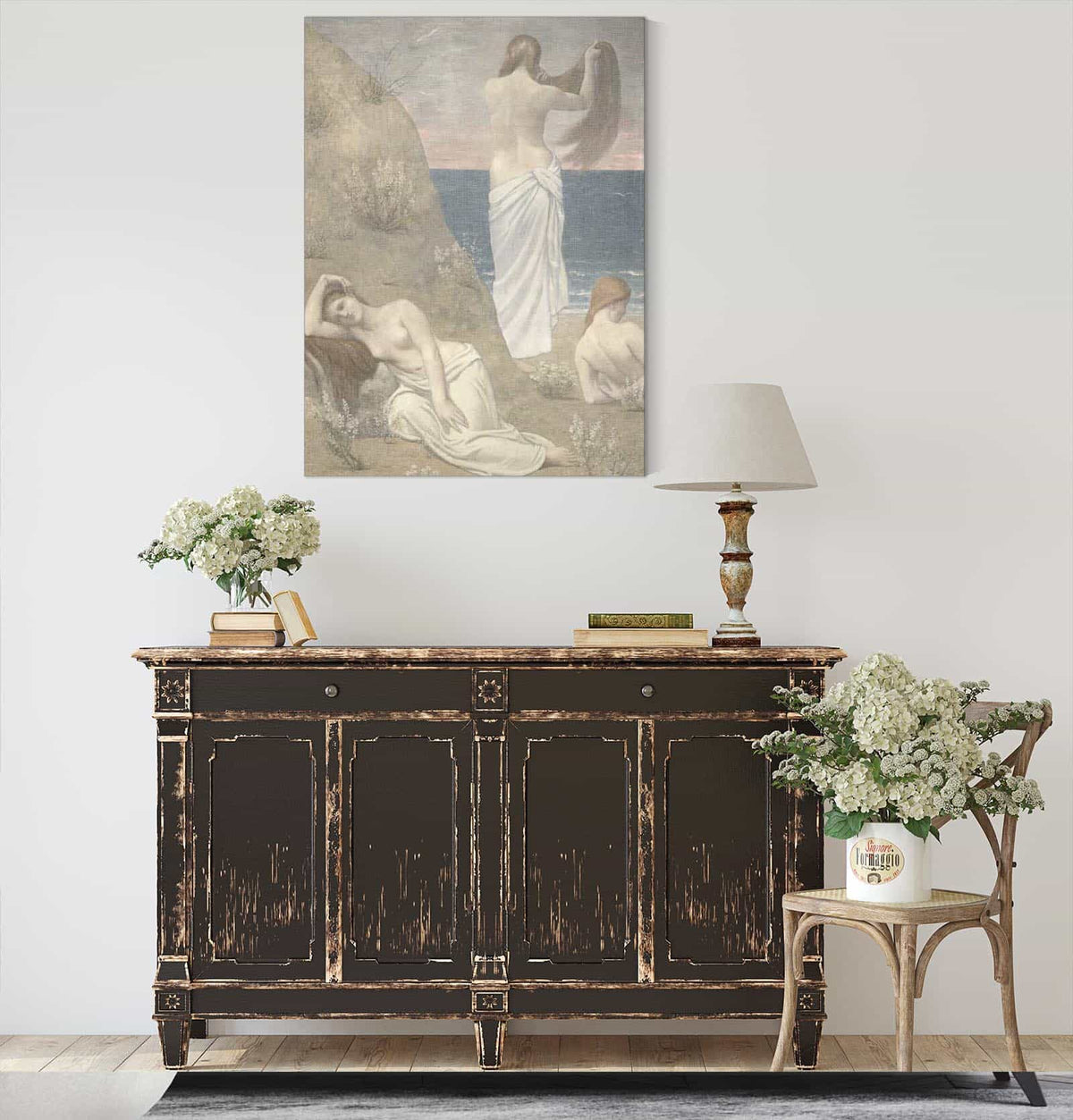 Young Girls By The Seaside by Pierre Puvis De Chavannes