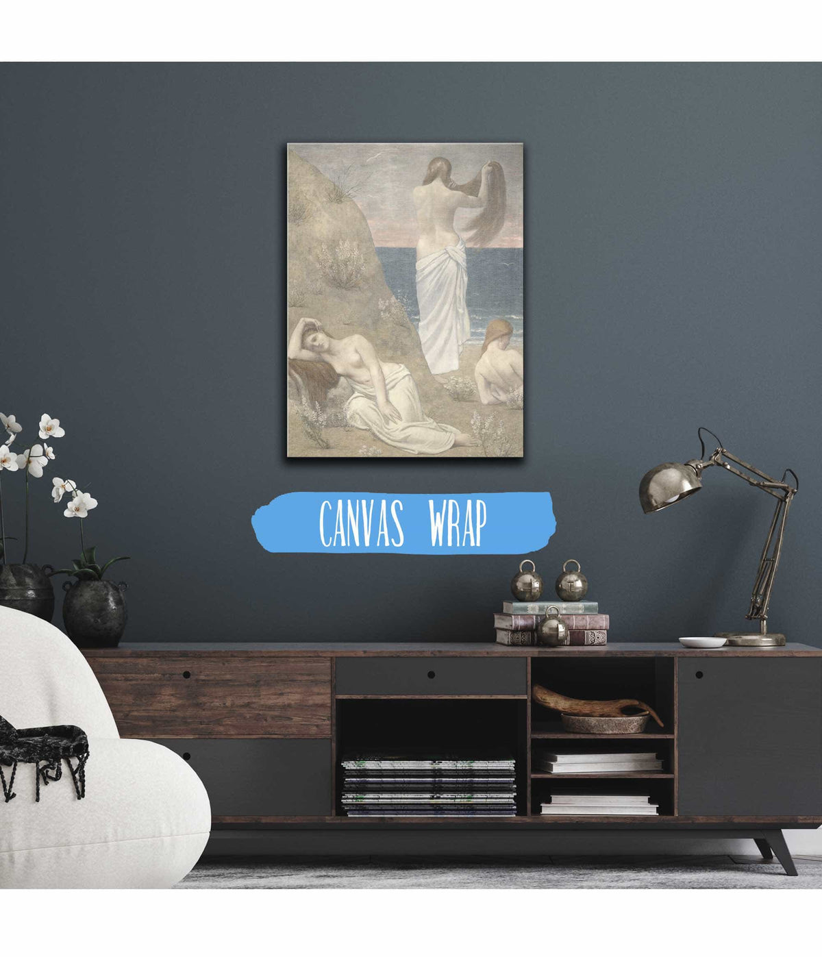 Young Girls By The Seaside by Pierre Puvis De Chavannes