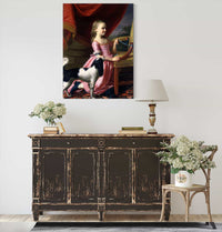 Young Lady With A Bird And A Dog by John Singleton Copley