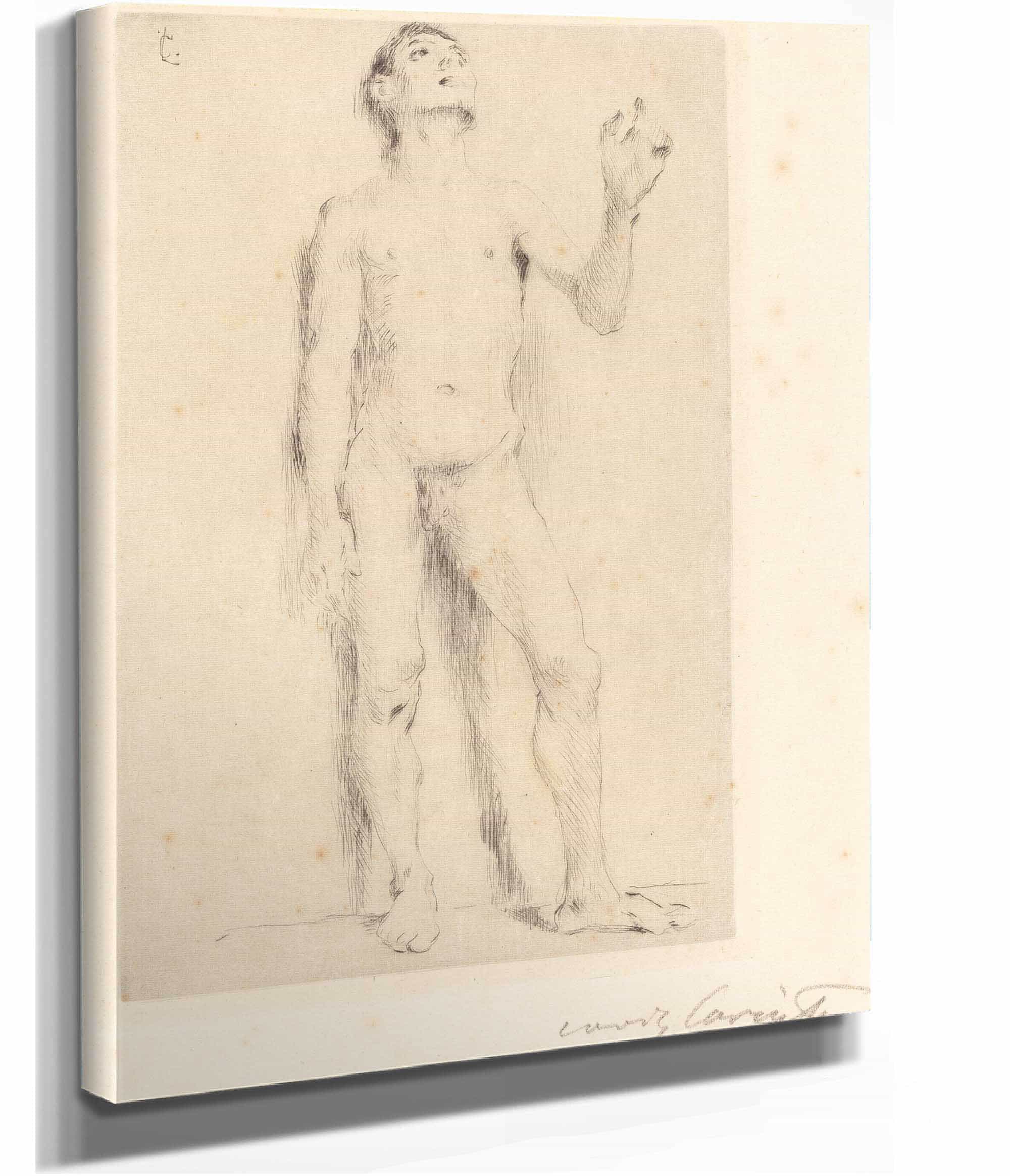 Young Male Nude Junglingsakt by Lovis Corinth