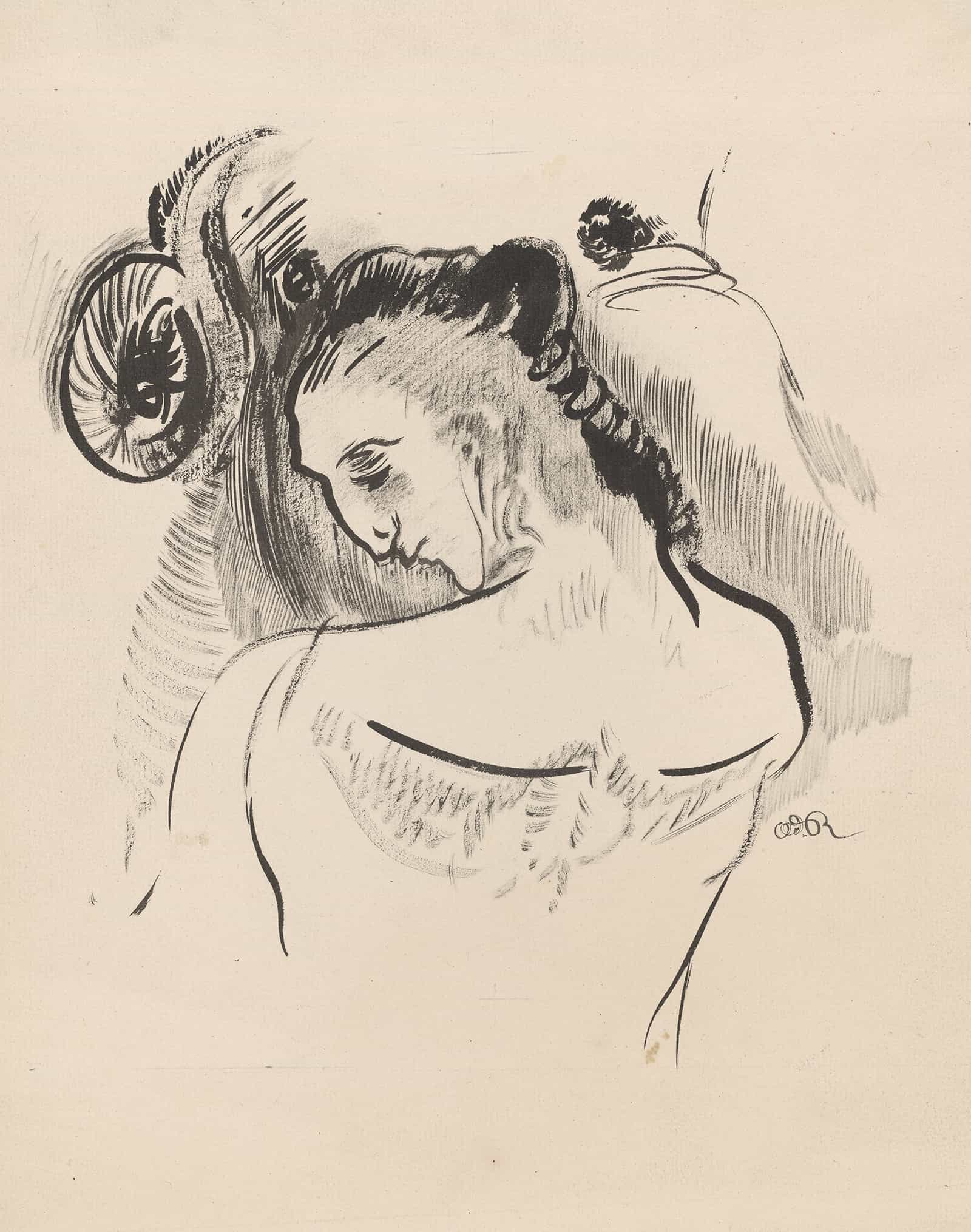 Young Man Jeune Homme by Odilon Redon