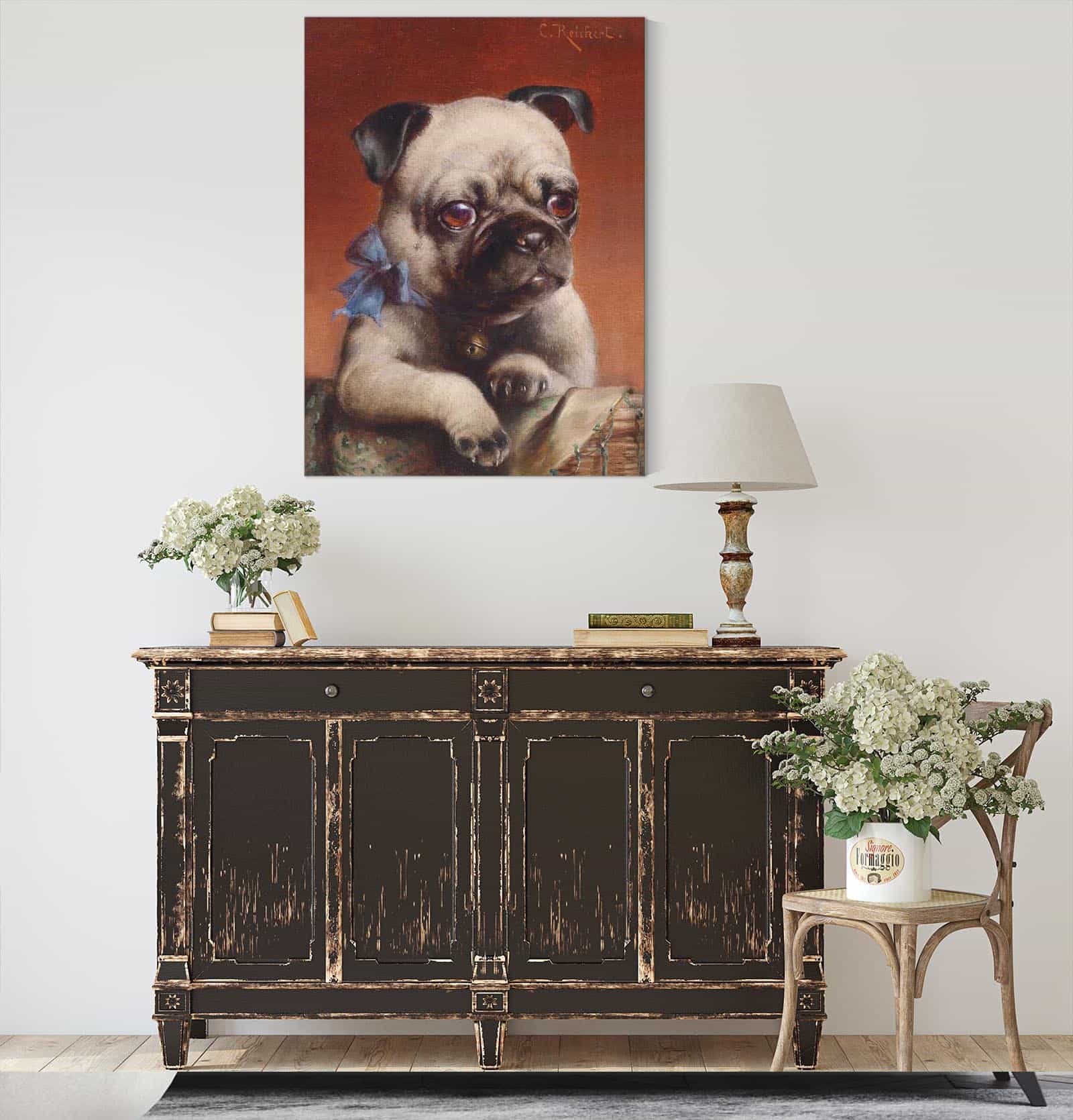 Young Pug by Carl Reichert