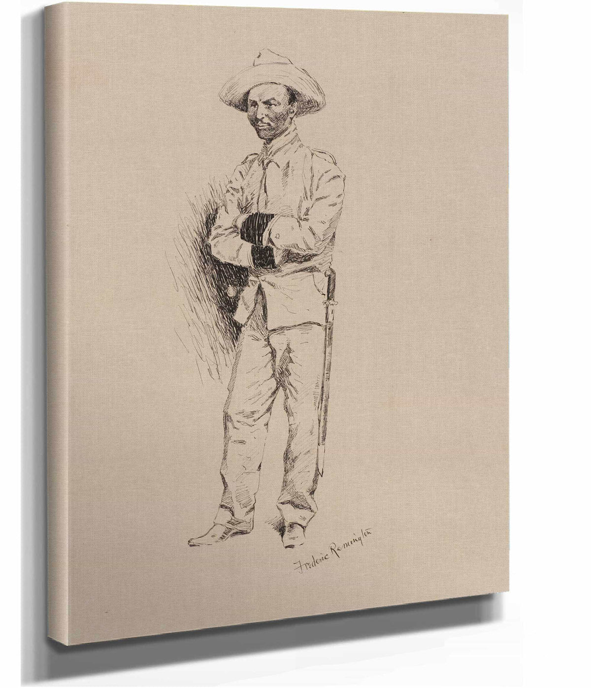 Young Spanish Officer by Frederic Remington
