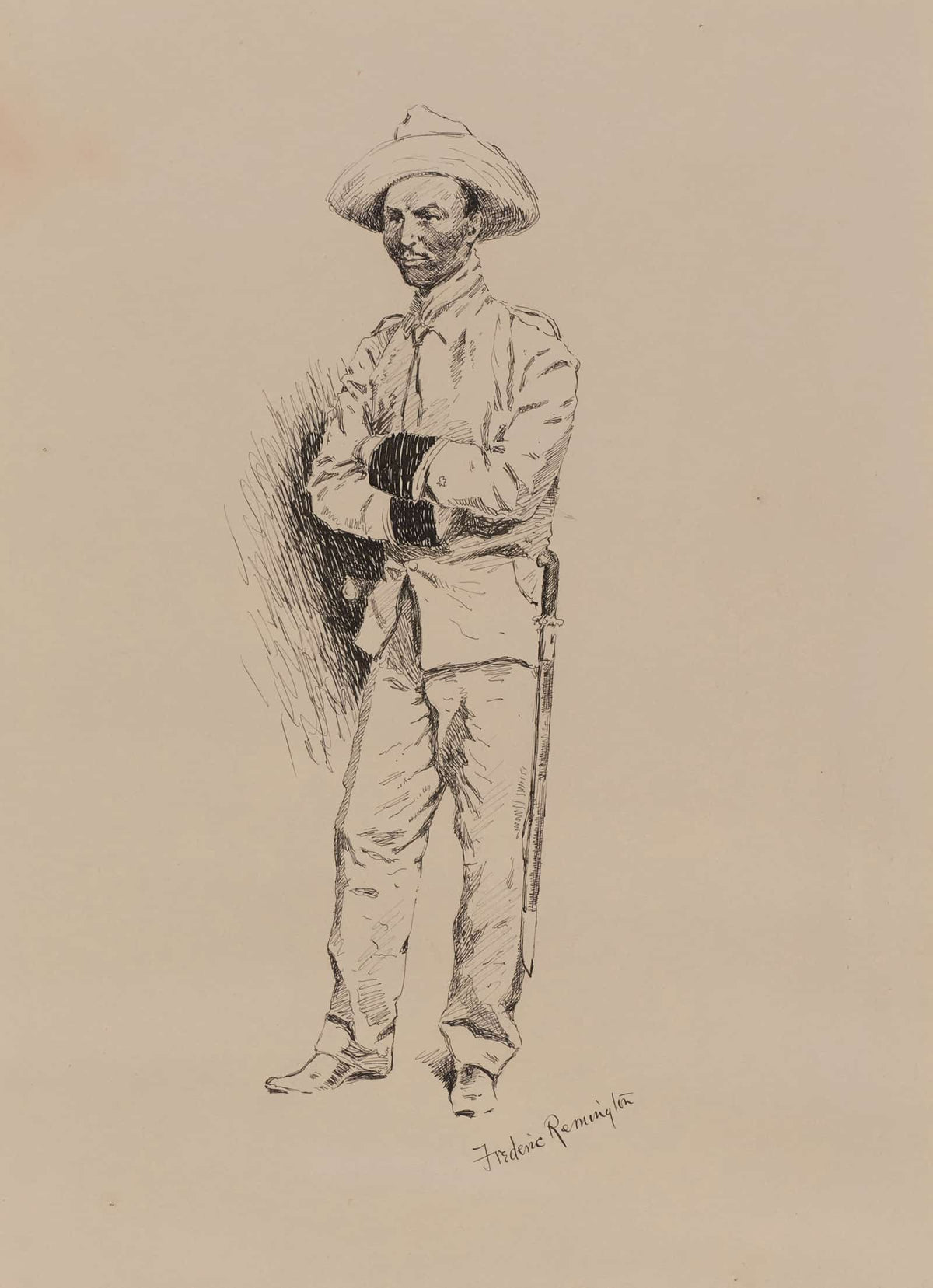 Young Spanish Officer by Frederic Remington