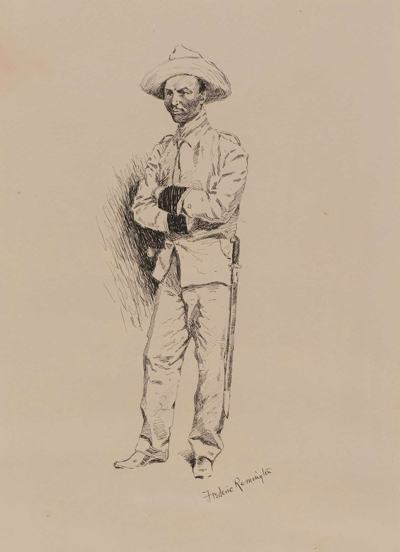 Young Spanish Officer by Frederic Remington